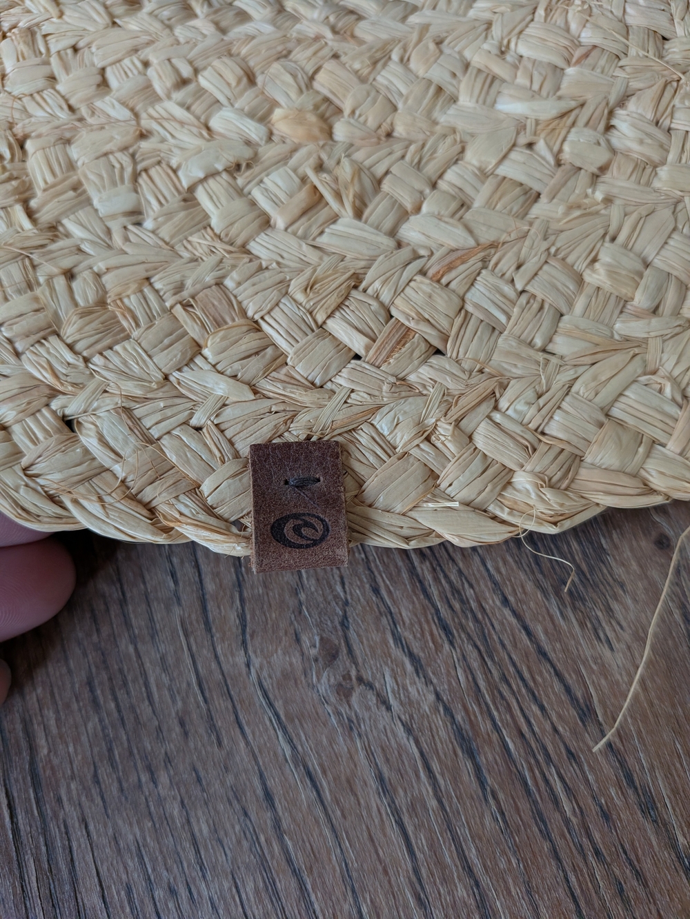 Rip Curl Womens Straw Wide Brim Sun Hat One Size Adjustable Chin Strap - Picture 3 of 8